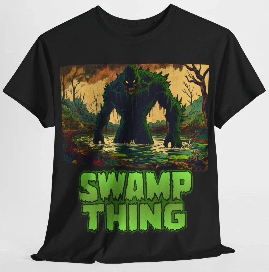 Swamp Thing T Shirt - Horror Comics Art Retro Tee Classic- New