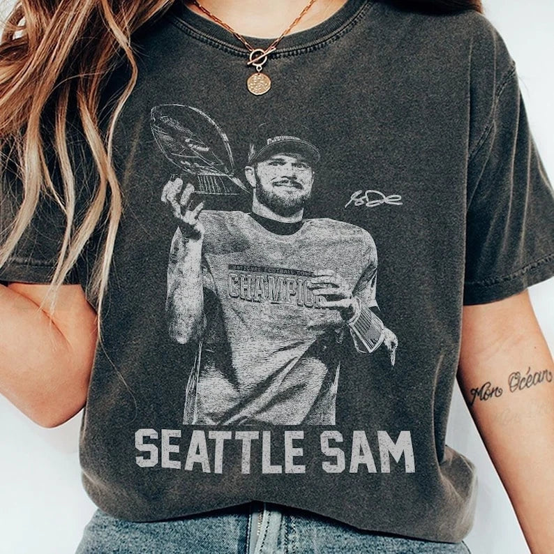 HOT! Vintage Sam #14 Seattle Seahawk Champions Benito Bowl 2026 Gift Fan