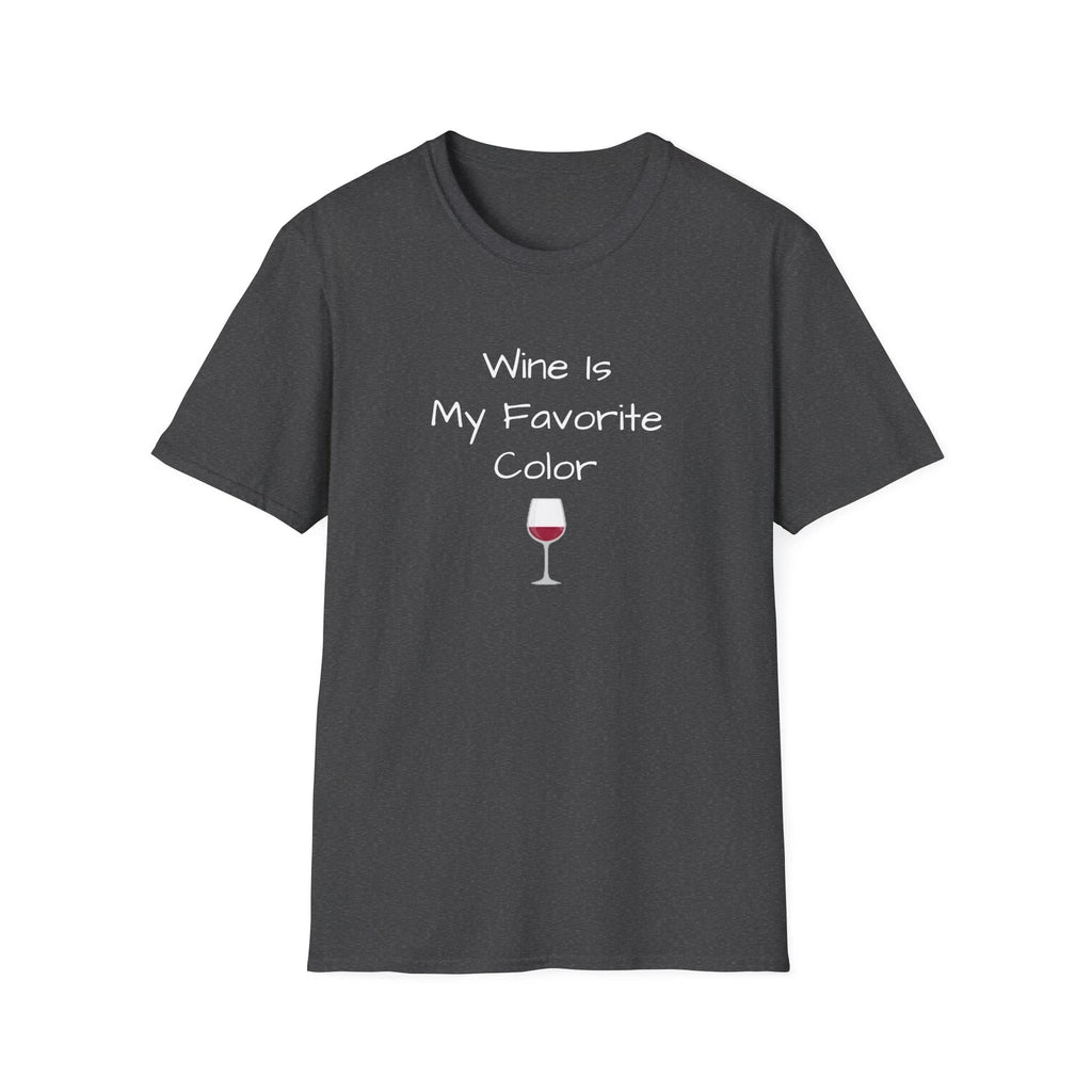 Wine Is My Favorite Color Unisex Softstyle T-Shirt