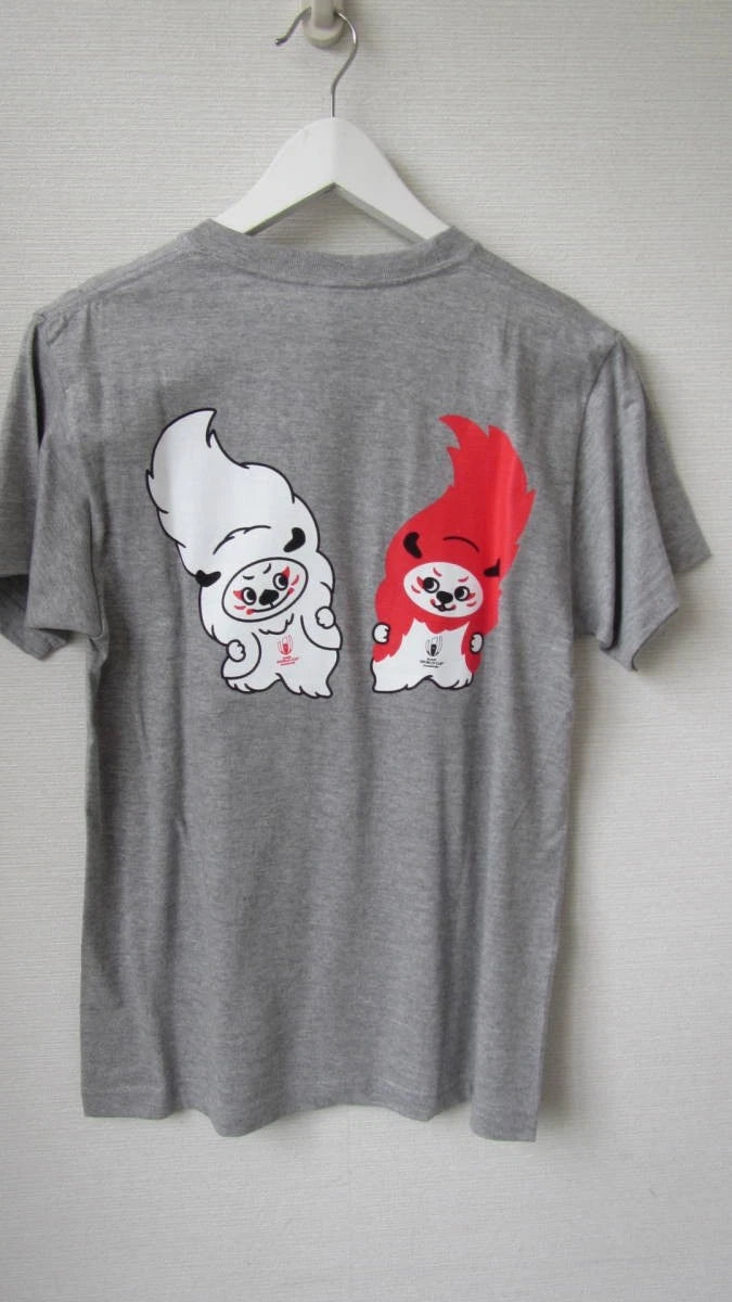 GRAY S size Rugby World Cup Official T-shirt Japan National Team [New]