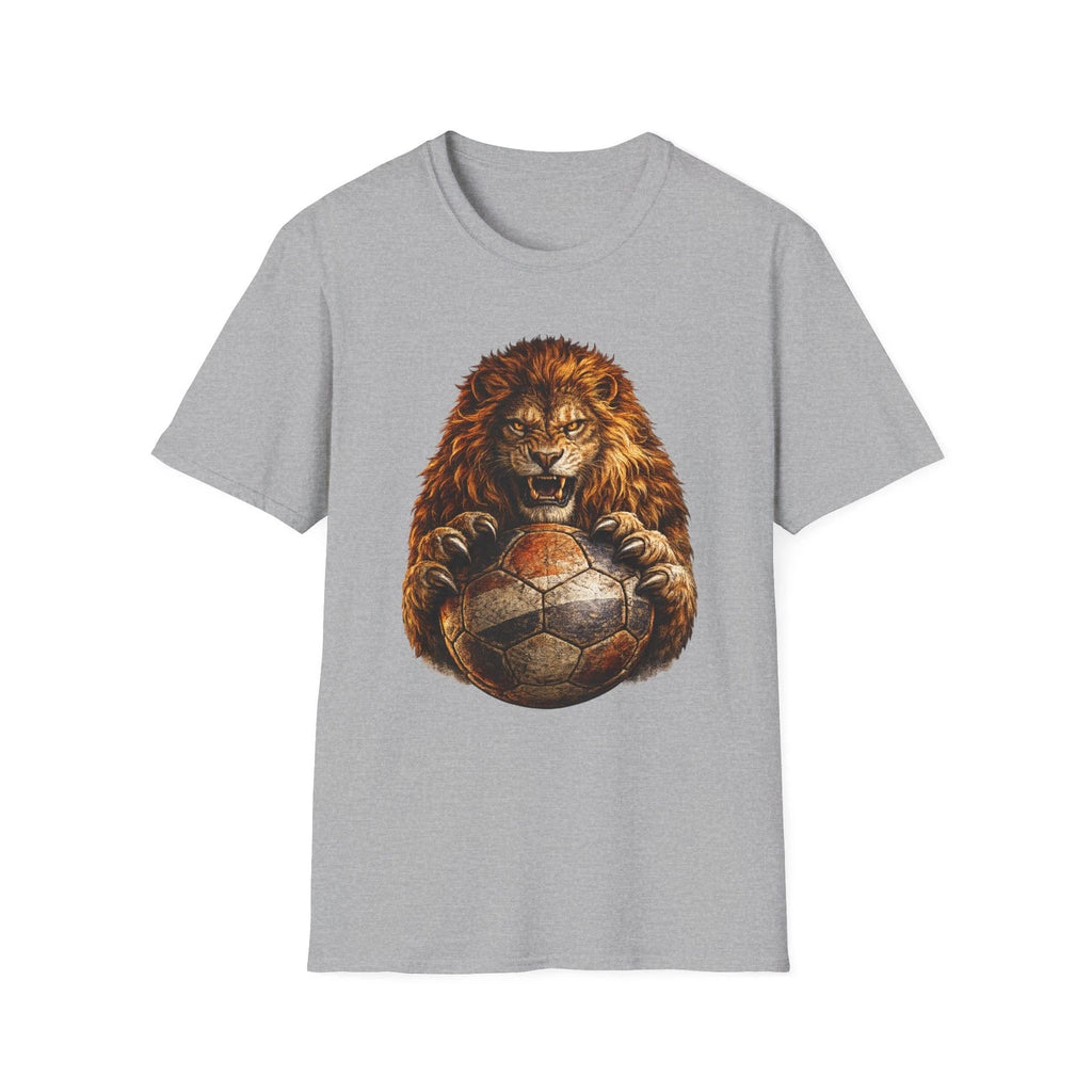 Roaring Lion Netherlands Soccer Ball T Shirt Dutch Football Graphic Tee Gift
