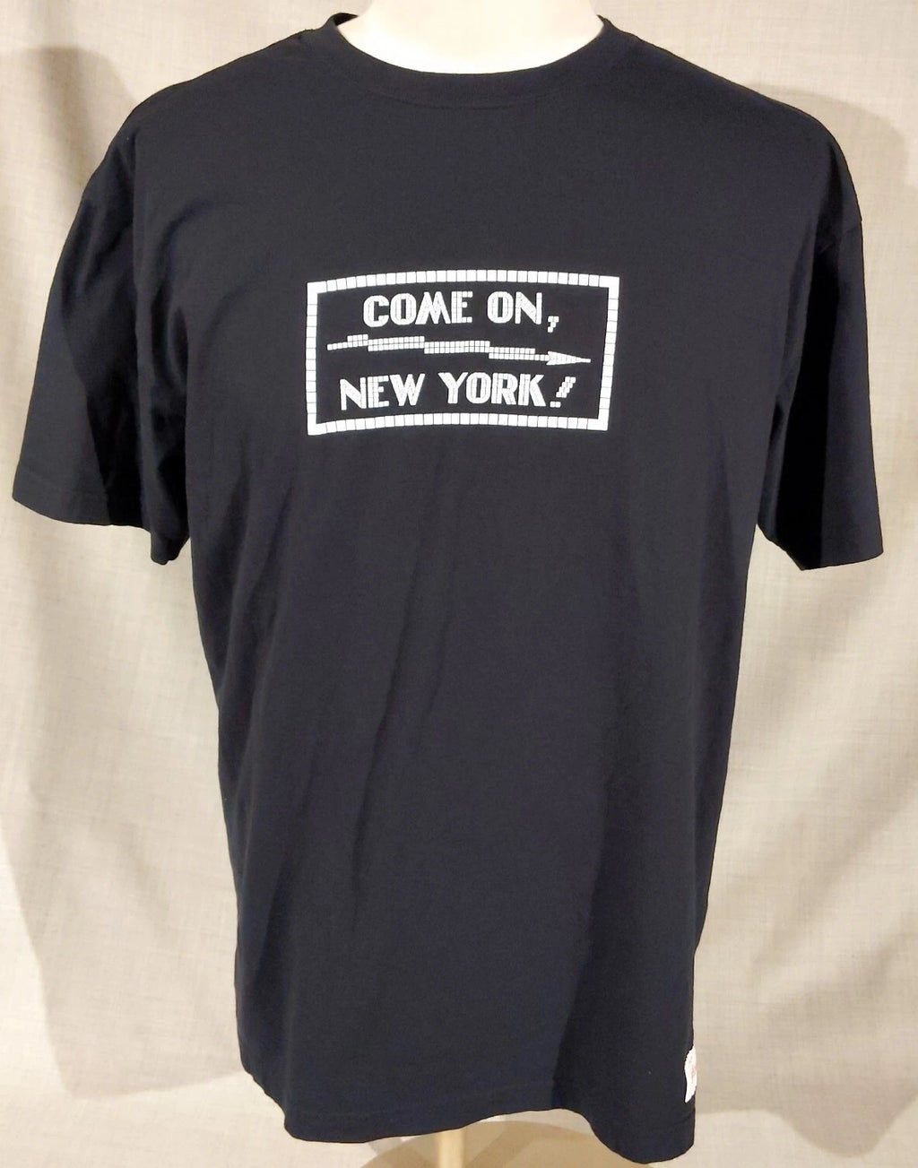 Come On New York City FC Soccer Black Cotton T-Shirt Adult size XL