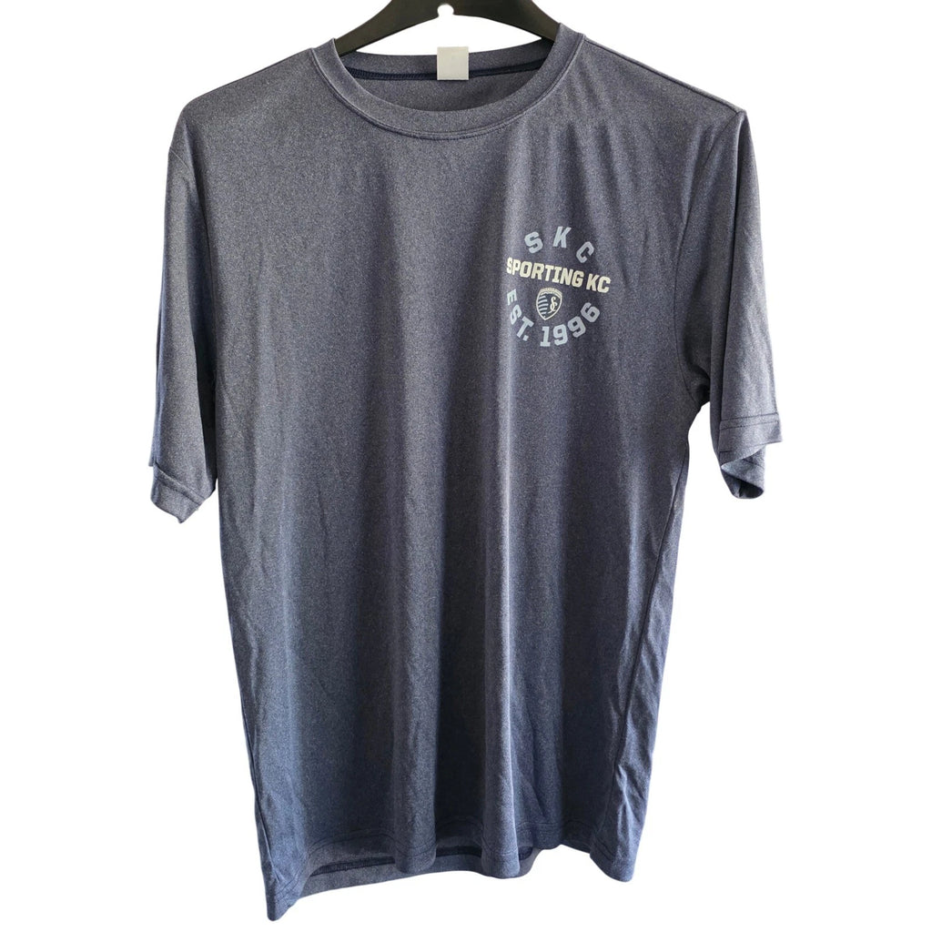 MLS Sporting KC T-Shirt MLS Gray Small Soccer Fan Apparel NWOT