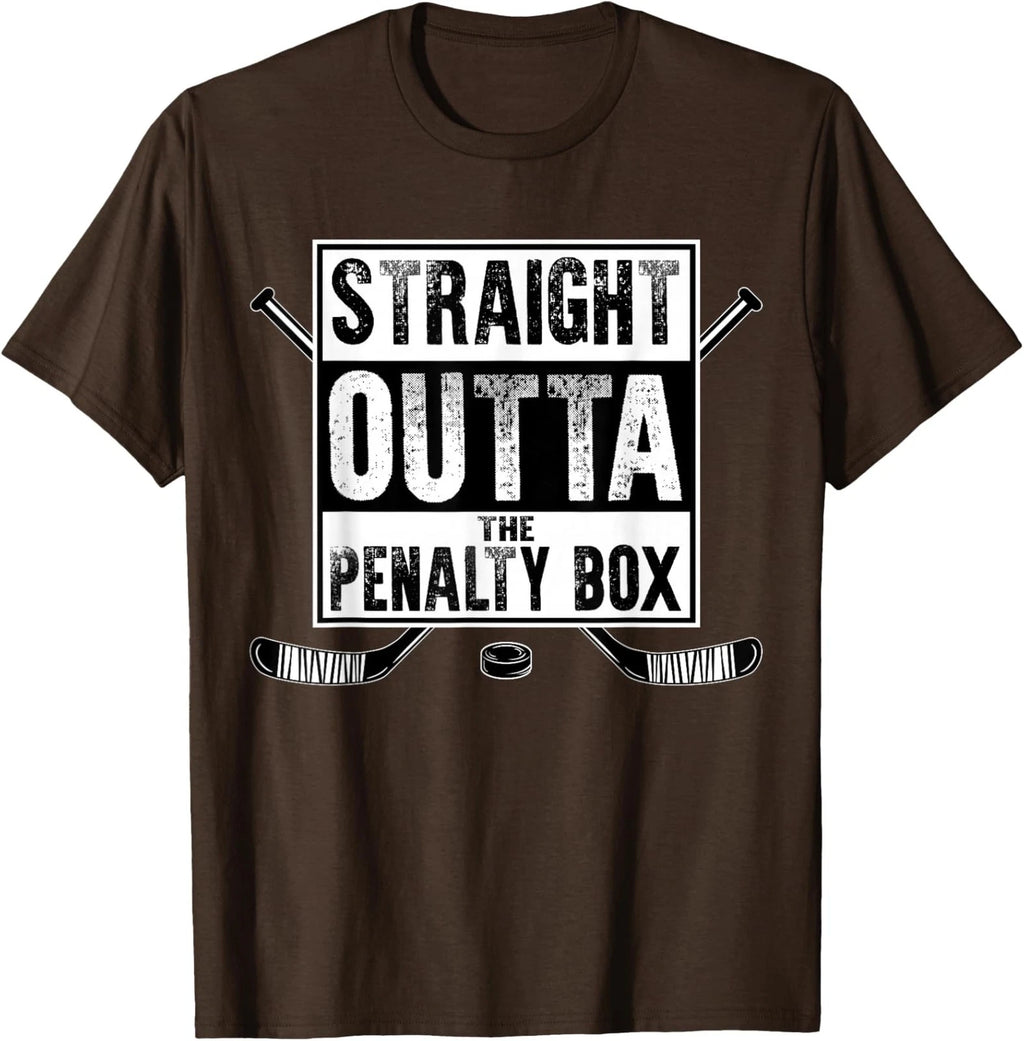 Ice Hockey Player Gift Straight Outta The Penalty Unisex T-Shirt