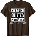 Ice Hockey Player Gift Straight Outta The Penalty Unisex T-Shirt