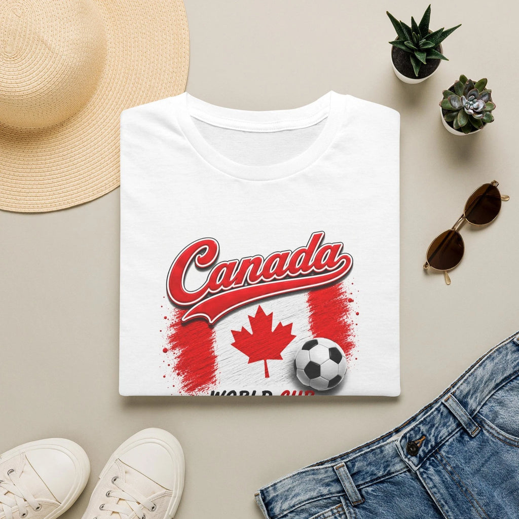 Canada World Cup 2026 T-Shirt | Maple Leaf Football Design
