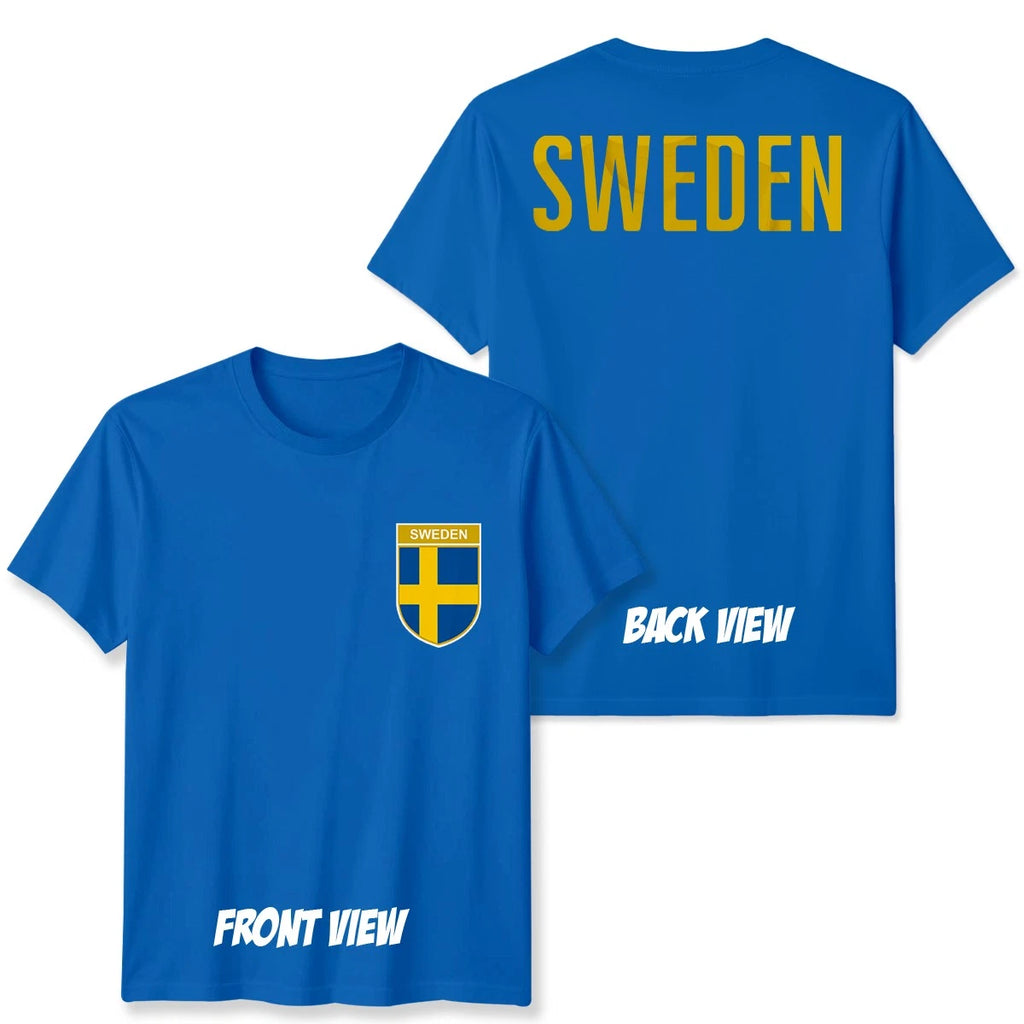 Sweden Football Unisex Kids T-Shirt Country Pride Soccer Tee #WC