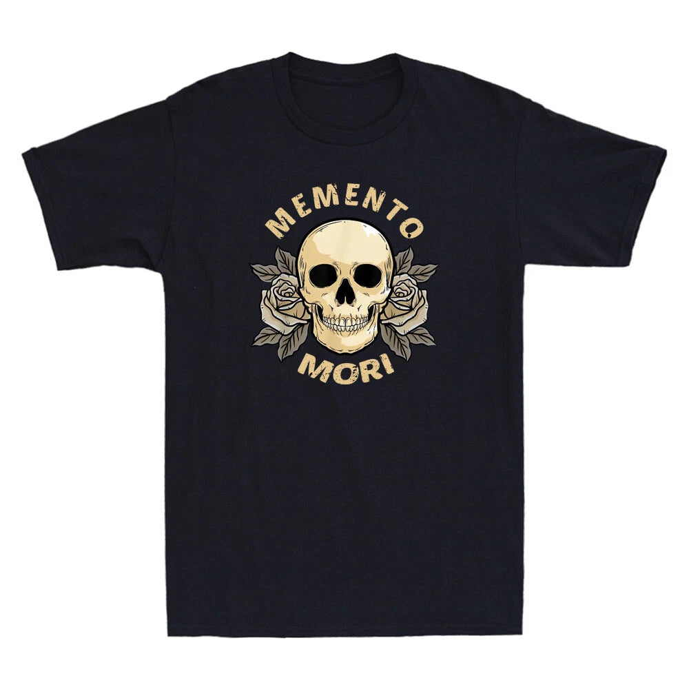 Memento Mori Stoic Mortality Stoicism Philosophy Funny Quote Cool Men's T-Shirt