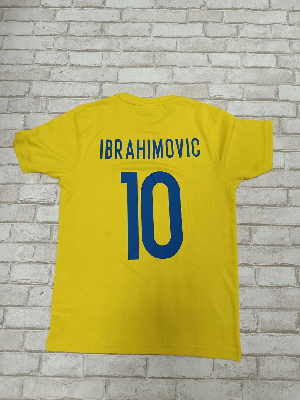 Ibrahimovic Swerige Sweden team number 10 fan jersey size S
