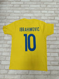 Ibrahimovic Swerige Sweden team number 10 fan jersey size S