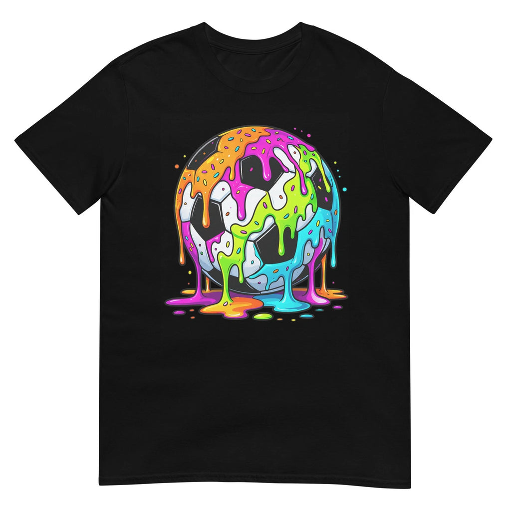 Soccer Ball Drip Soccer Player Kids Soccer Drip Boys Soccer T-Shirt