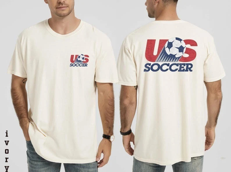 USA Soccer T Shirt, Vintage United States Football Tee