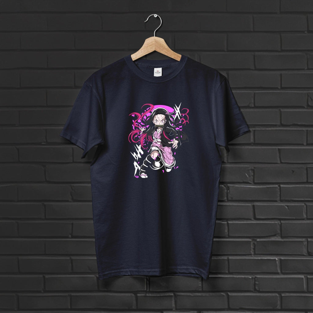 Nezuko Kamado Awakened Transformation Graphic Anime T-Shirt Men Unisex Cotton
