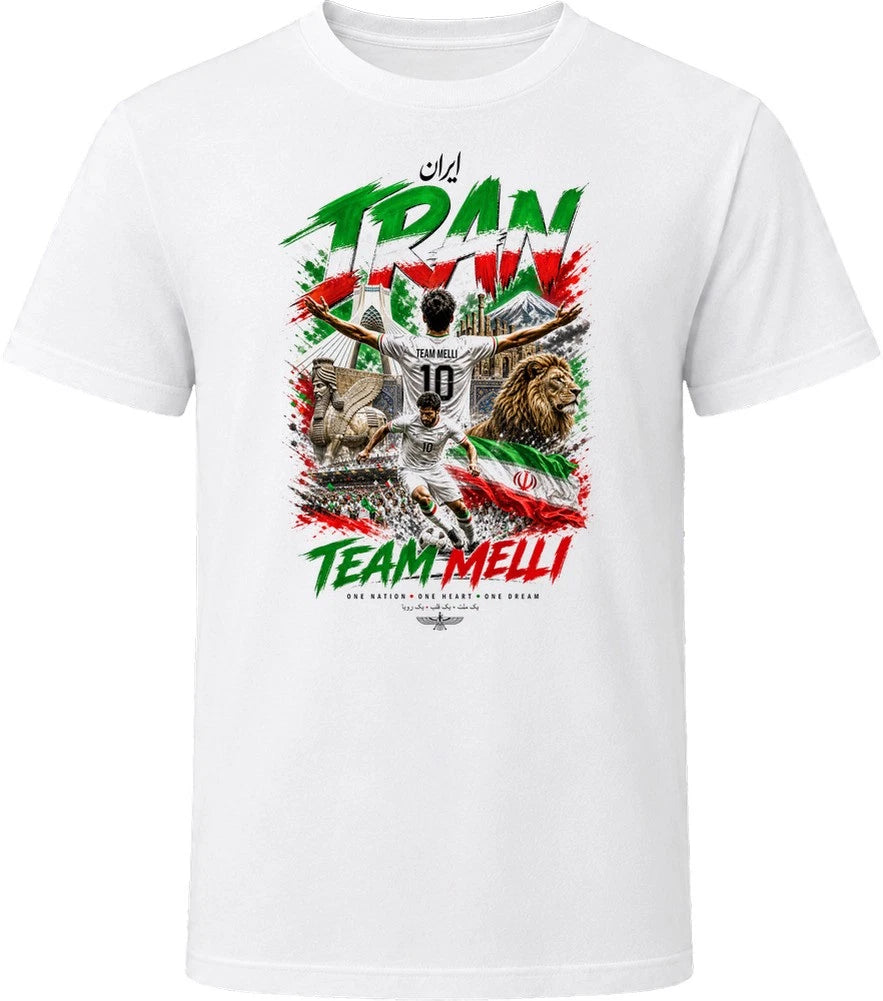 Iran Team Melli Soccer Football 2026 National Pride T Shirt