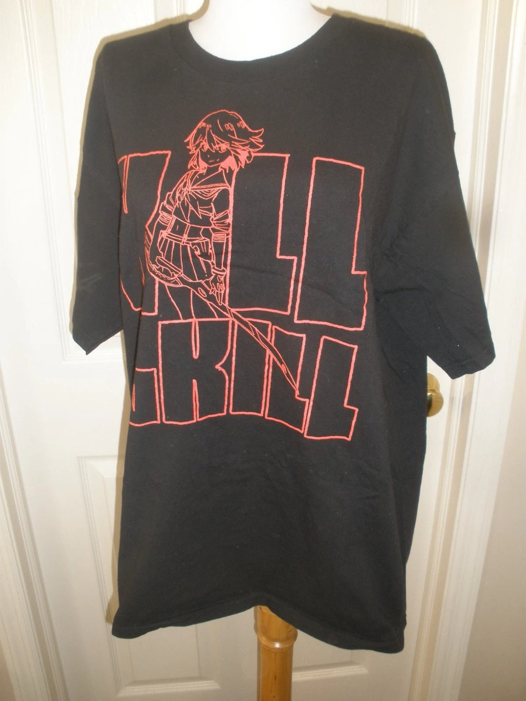 Vntg Adult Black T-Shirt KillLaKill RYUKO MTOI Anime Manga Y2K XL (C10)