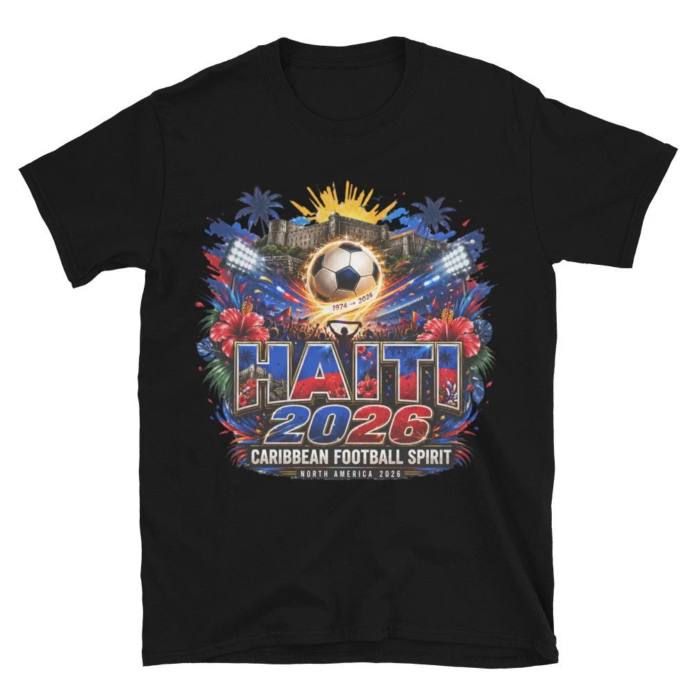 World cup Soccer 2026 Haiti Unisex T-Shirt Haiti Footbal tee