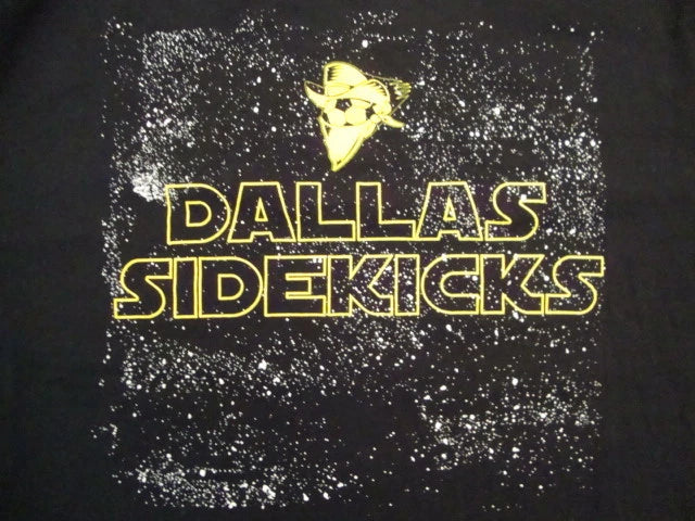 Dallas Sidekicks Soccer Team Spoof Sportswear Fan Apparel Black T Shirt Size XL
