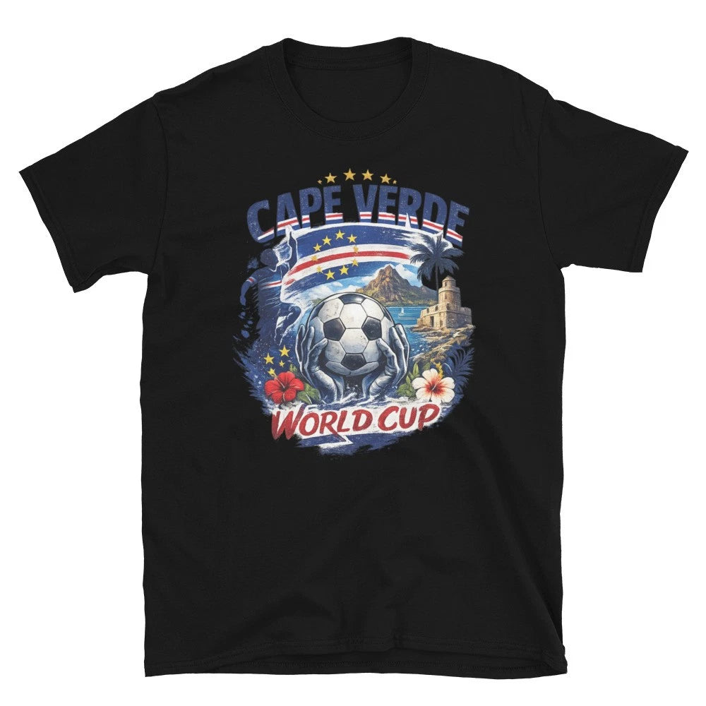 Cape Verde Island Pride World Cup Football Fan T-Shirt Supporter Edition Unisex