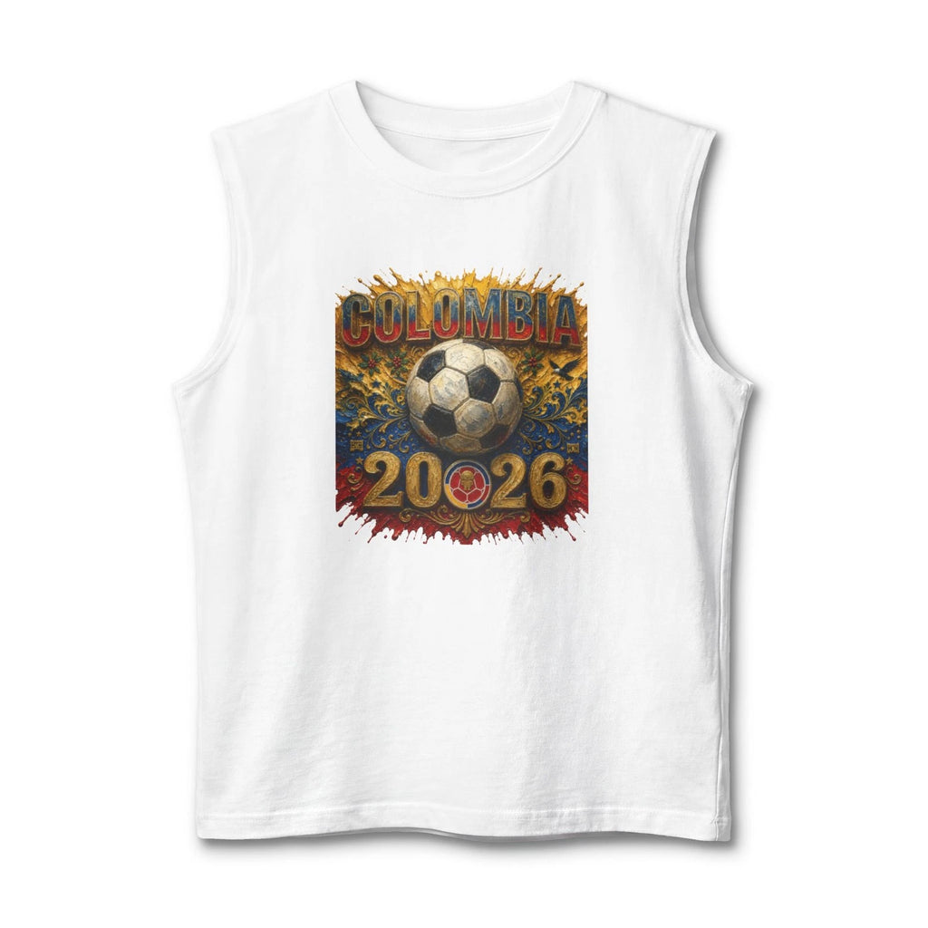 Colombia 2026 World Cup Team Muscle Tank | Soccer Fan Apparel