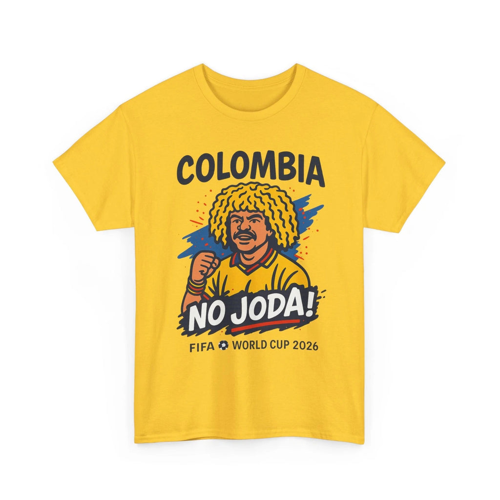 Colombia Pibe Valderama No Joda T-Shirt | World Cup 2026 Funny Soccer Fan Tee