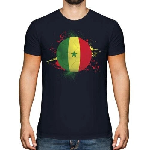 SENEGAL FOOTBALL MENS T-SHIRT TEE TOP GIFT WORLD CUP SPORT