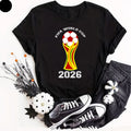 World Cup 2026 T-Shirt Soccer Graphic Tee Football, World Cup Winner Gifts Shirt