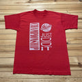 Vintage 80s Western Sports Mall Indoor Soccer Athletic Graphic T-Shirt - Large