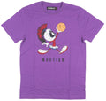 Marvin The Martian Purple Short Sleeve T- Shirt Loony Toons Cartoon Character