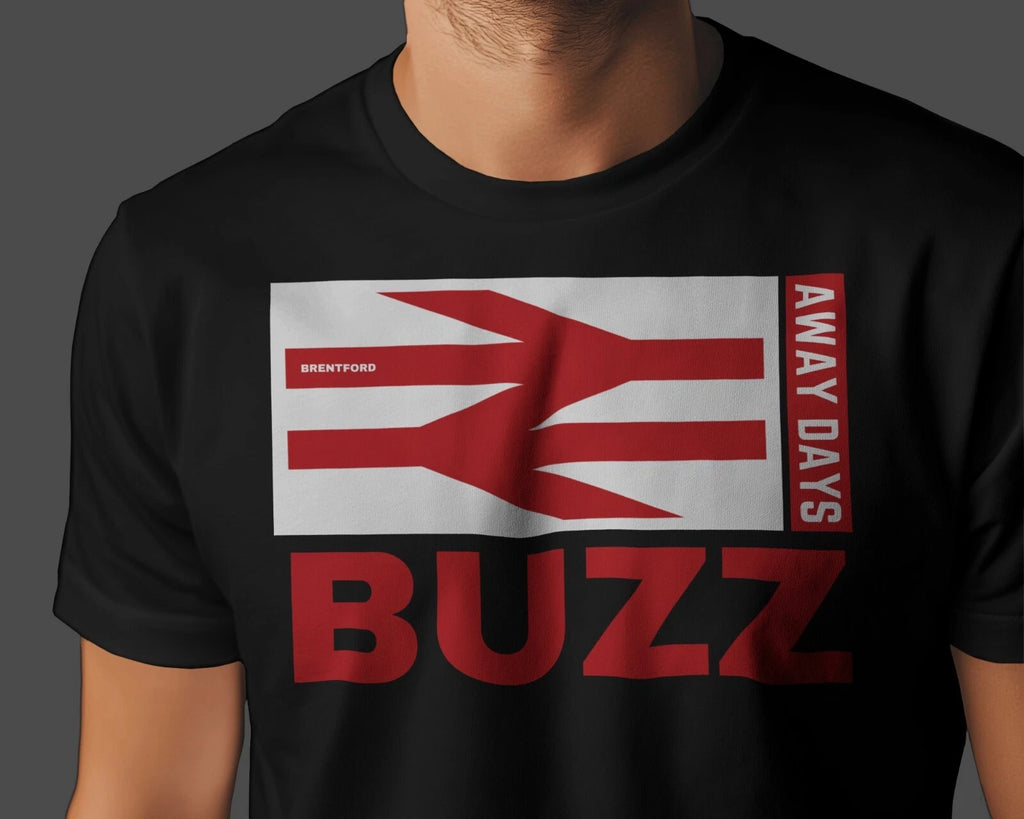 BUZZ Away Days T-Shirt | Brentford Mascot Ealing Road | Hounslow | The Bees