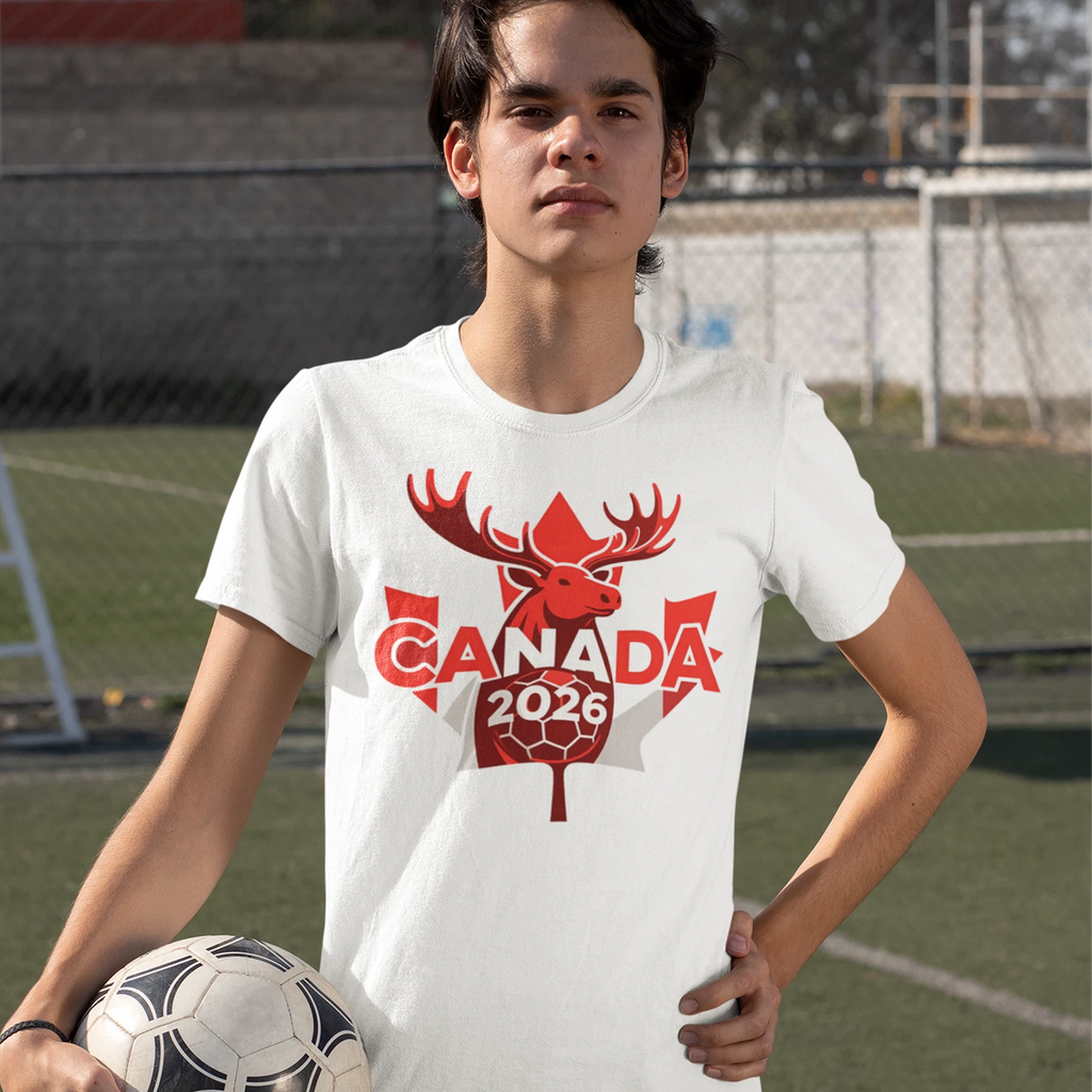 2026 World Cup Canada Soccer Fan T-shirt