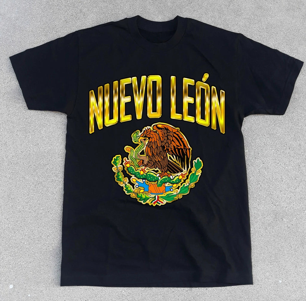 Mexico NUEVO LEON State Shirt. Mexican Flag Eagle Monterrey Soccer Futbol Estado
