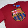 FCB Barcelona Official Product T-Shirt Men’s XL Red Crew Neck Football Soccer