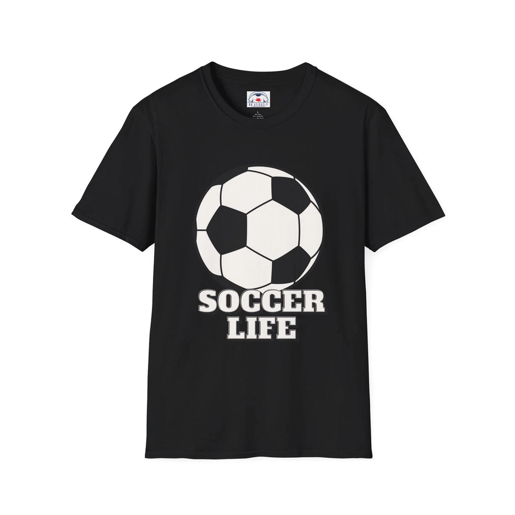 Soccer Life T-Shirt, Sports Tee Gift for Soccer Lovers, Unisex Soccer Shirt,