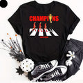 Champions Football T-Shirt, Funny Winner 2026 League Zebra Walking Legends Tee