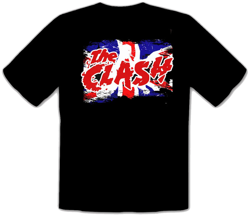 The Clash Punk Rock Metal Rules Black Music T-Shirt -088