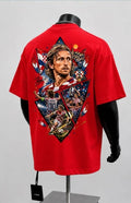 Luka Modric Croatia Soccer Graphic T-Shirt Football Fan Unisex Tee