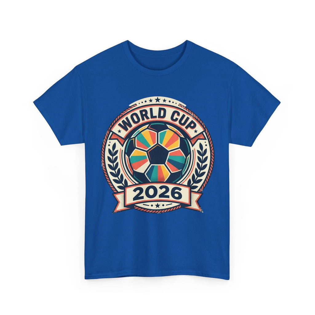 World Cup 2026 Soccer Badge T-Shirt | Retro Football Emblem| World Cup USA
