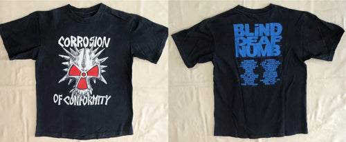 90’s Corrosion Of Conformity Shirt COC Blind 1991 Tour Dates Metal Punk S-5XL