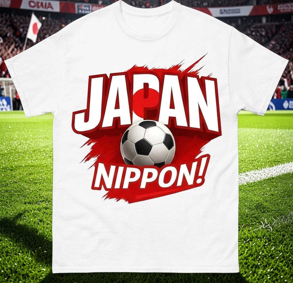 Japan Nippon T-Shirt, Japan Retro World Cup T Shirt, Japan football Tee Shirt