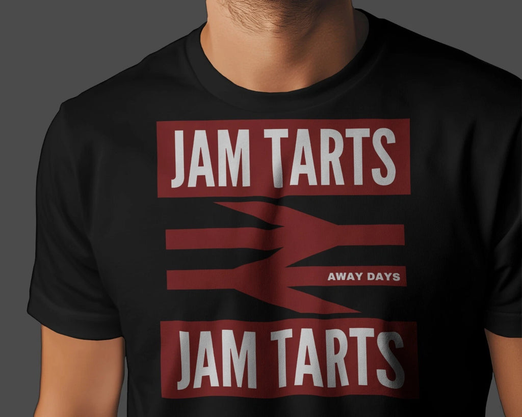 JAM TARTS Away Days T-Shirt | Edinburgh Hearts Maroons Gorgie Boys Jambos | Uni