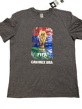 FIFA  Official  World Cup T Shirt L/L New with Tag Dark Gray