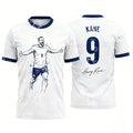 England Football T-Shirts 2026 World Cup Kane T-Shirts Polyester Breathable