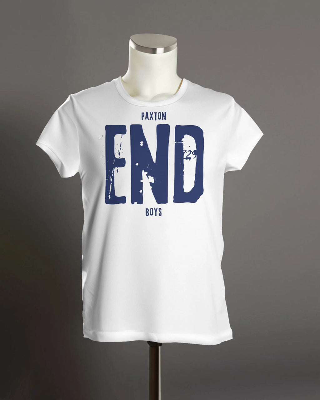 Paxton END Boys T Shirt | Hooligans Tottenham Hale Massive Yid Army Blue