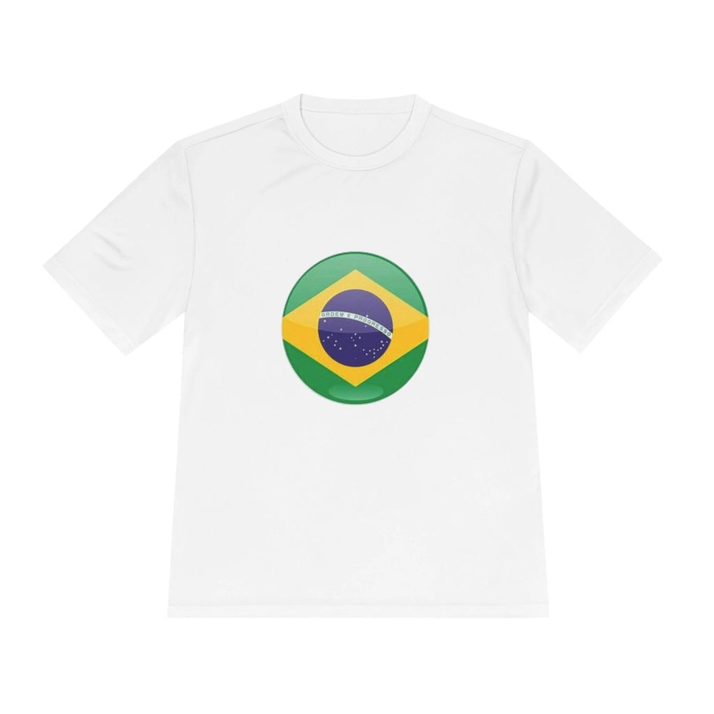 Brazil Flag Soccer Ball Tee | World Cup Brazil 2026
