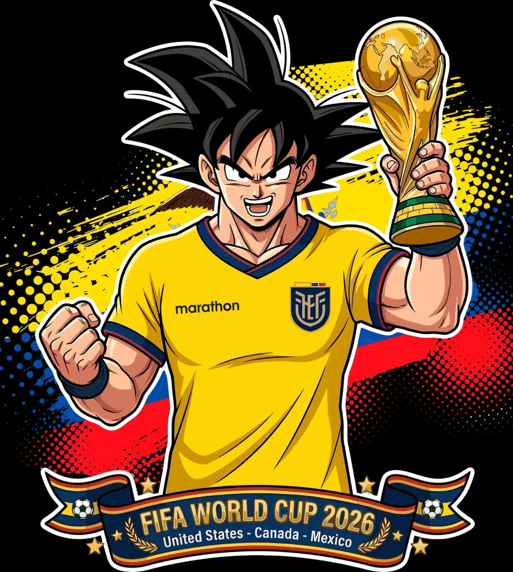 ecuador  World Cup Football DTF Iron On Heat Transfer Unisex Soccer T shirt
