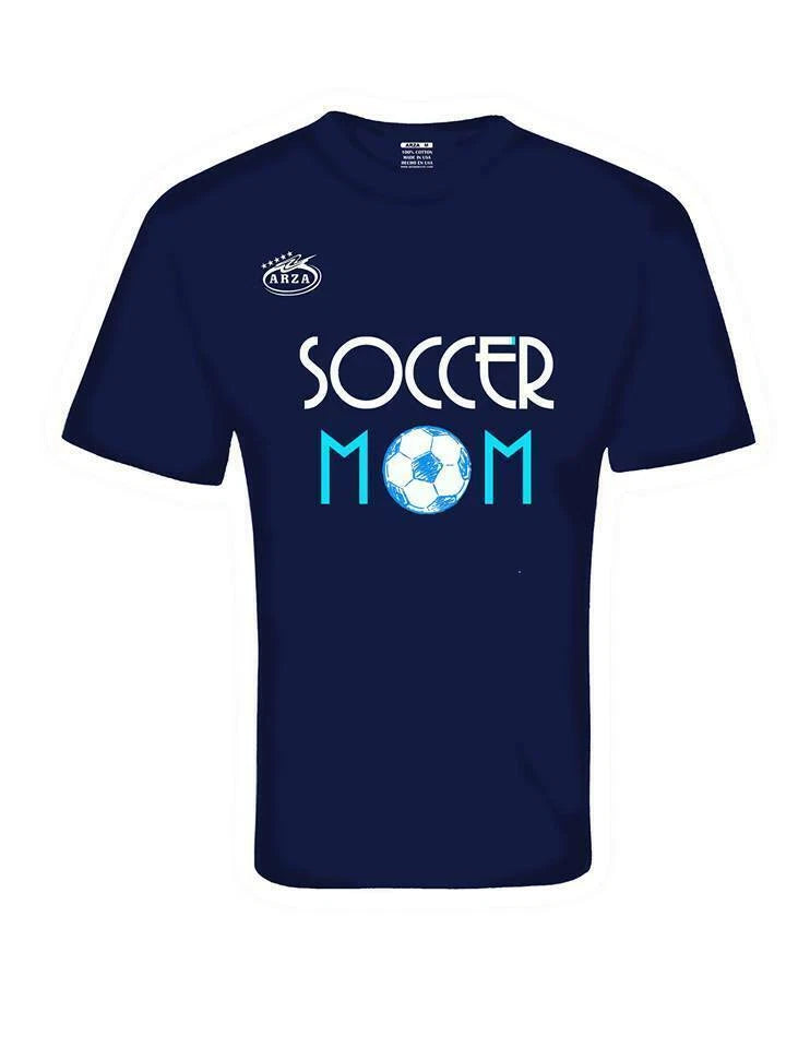 Soccer Mom T-shirt 100% Cotton Multiple Colors