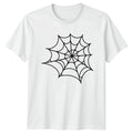 Spider Web Unisex T-Shirt Halloween Gothic Halloween Gift For Him And Her