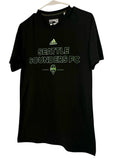 Adidas Seattle Sounders FC T-Shirt Men's Small Black MLS Soccer Ultimate Tee