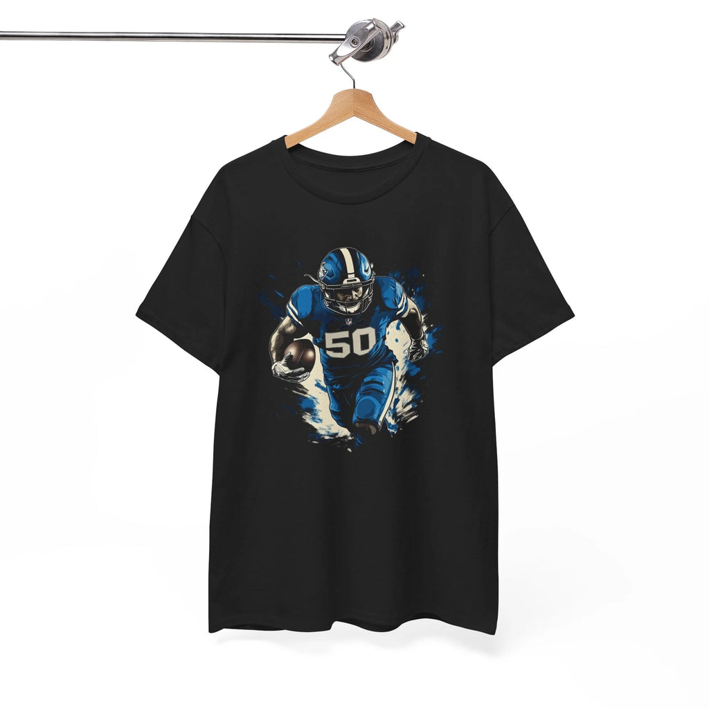 American Football Running Player T-Shirt - Tee for Football Fans & Families