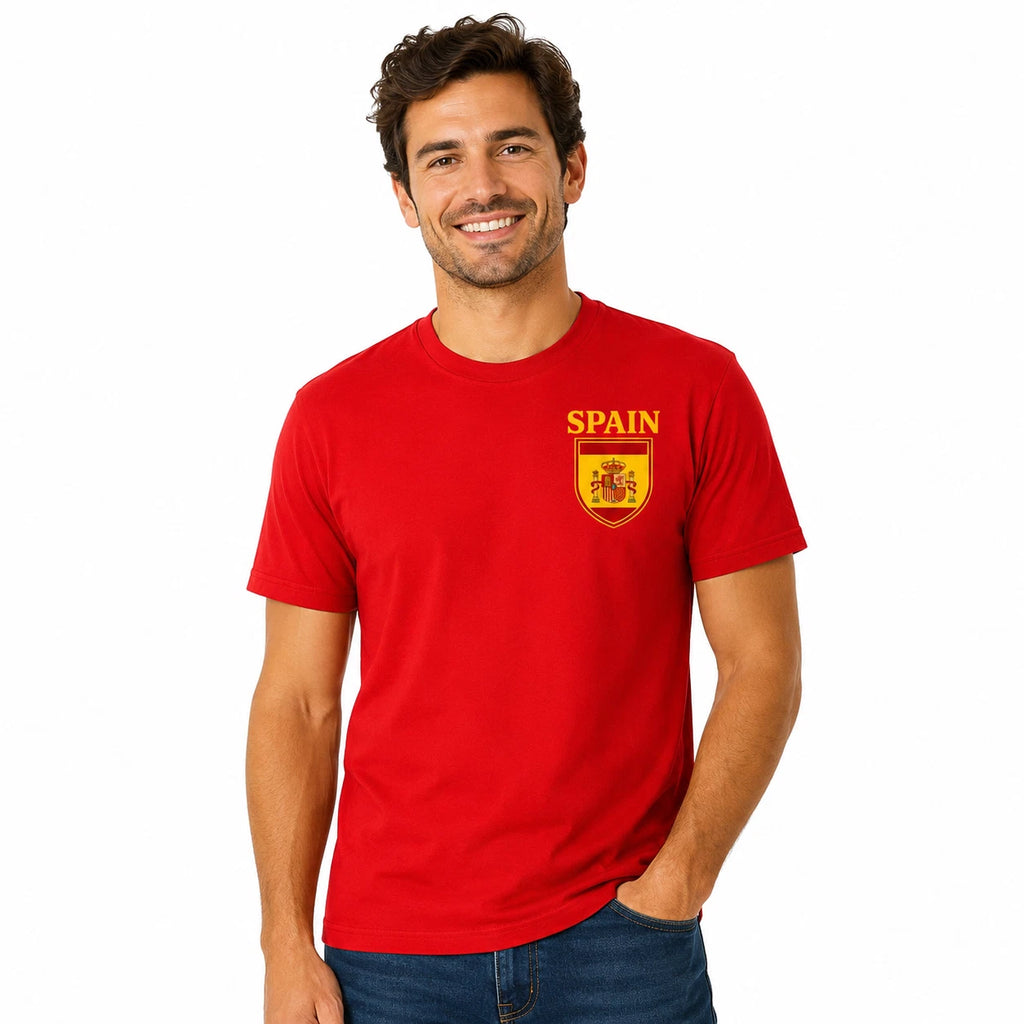 Spain  World Cup 2026 T Shirt Mens Football Soccer Fan Spain Supporter Spanish